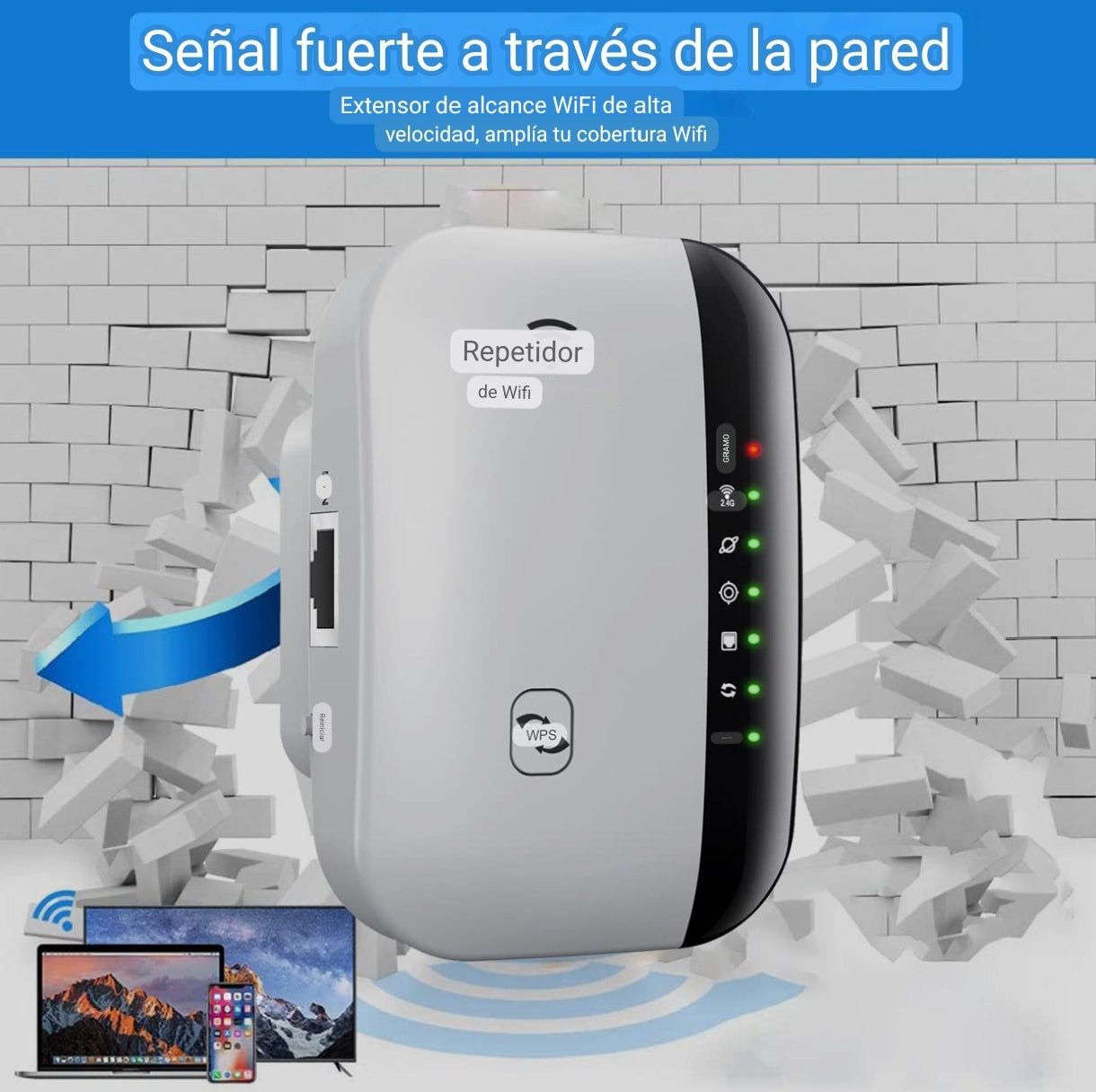 EXTENSOR ROUTER REPETIDOR WIFI INTERNET